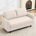 Causeuse Confort Douillet pour Salon, Petit Espace, Bureau, Appartement, Canapé en Tissu Doux et Respirant