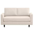 Causeuse Confort Douillet pour Salon, Petit Espace, Bureau, Appartement, Canapé en Tissu Doux et Respirant
