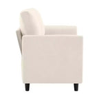 Causeuse Confort Douillet pour Salon, Petit Espace, Bureau, Appartement, Canapé en Tissu Doux et Respirant