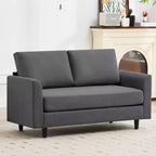 Causeuse Confort Douillet pour Salon, Petit Espace, Bureau, Appartement, Canapé en Tissu Doux et Respirant