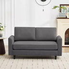 Causeuse Confort Douillet pour Salon, Petit Espace, Bureau, Appartement, Canapé en Tissu Doux et Respirant