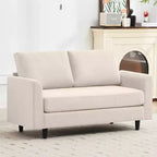 Causeuse Confort Douillet pour Salon, Petit Espace, Bureau, Appartement, Canapé en Tissu Doux et Respirant