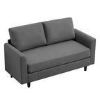 Causeuse Confort Douillet pour Salon, Petit Espace, Bureau, Appartement, Canapé en Tissu Doux et Respirant