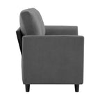 Causeuse Confort Douillet pour Salon, Petit Espace, Bureau, Appartement, Canapé en Tissu Doux et Respirant