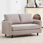 Causeuse Confort Douillet pour Salon, Petit Espace, Bureau, Appartement, Canapé en Tissu Doux et Respirant