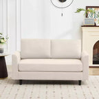 Causeuse Confort Douillet pour Salon, Petit Espace, Bureau, Appartement, Canapé en Tissu Doux et Respirant