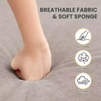 Causeuse Confort Douillet pour Salon, Petit Espace, Bureau, Appartement, Canapé en Tissu Doux et Respirant
