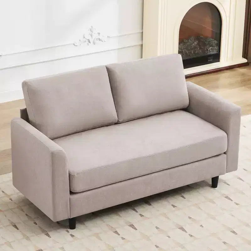 Causeuse Confort Douillet pour Salon, Petit Espace, Bureau, Appartement, Canapé en Tissu Doux et Respirant