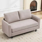 Causeuse Confort Douillet pour Salon, Petit Espace, Bureau, Appartement, Canapé en Tissu Doux et Respirant