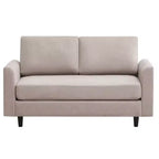 Causeuse Confort Douillet pour Salon, Petit Espace, Bureau, Appartement, Canapé en Tissu Doux et Respirant