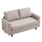 Causeuse Confort Douillet pour Salon, Petit Espace, Bureau, Appartement, Canapé en Tissu Doux et Respirant