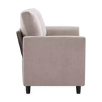 Causeuse Confort Douillet pour Salon, Petit Espace, Bureau, Appartement, Canapé en Tissu Doux et Respirant