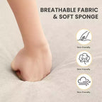 Causeuse Confort Douillet pour Salon, Petit Espace, Bureau, Appartement, Canapé en Tissu Doux et Respirant