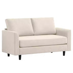 Hyleory Cozy Comfort Loveseat for Living Room, Small Space, Office, Apartment, Breathable Soft Fabric Sofa