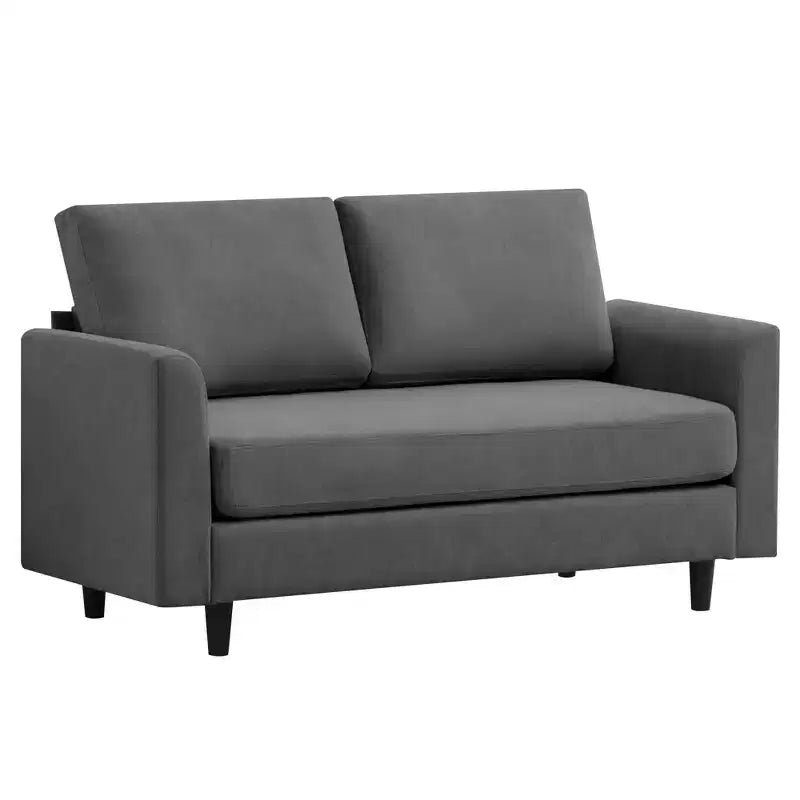 Causeuse Confort Douillet pour Salon, Petit Espace, Bureau, Appartement, Canapé en Tissu Doux et Respirant