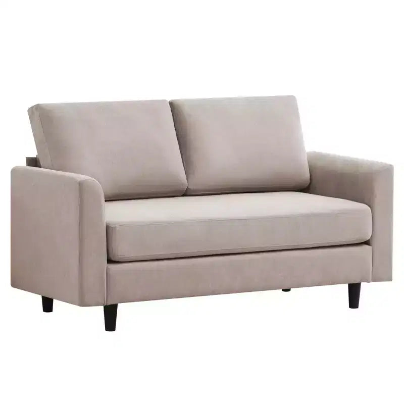 Causeuse Confort Douillet pour Salon, Petit Espace, Bureau, Appartement, Canapé en Tissu Doux et Respirant