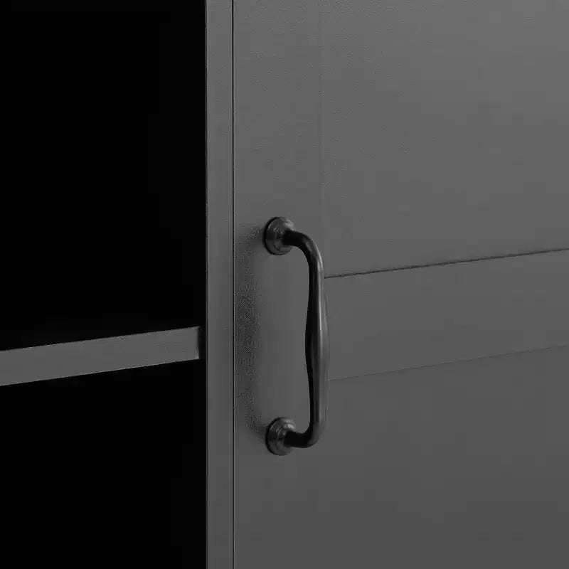 Meuble de rangement de salle de bain avec tiroirs, panier à linge inclinable et étagères ouvertes