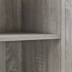 Meuble de rangement de salle de bain avec tiroirs, panier à linge inclinable et étagères ouvertes