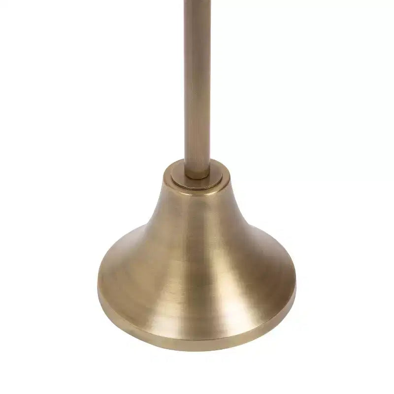 Table d'appoint Sanzo festonnée en marbre et métal