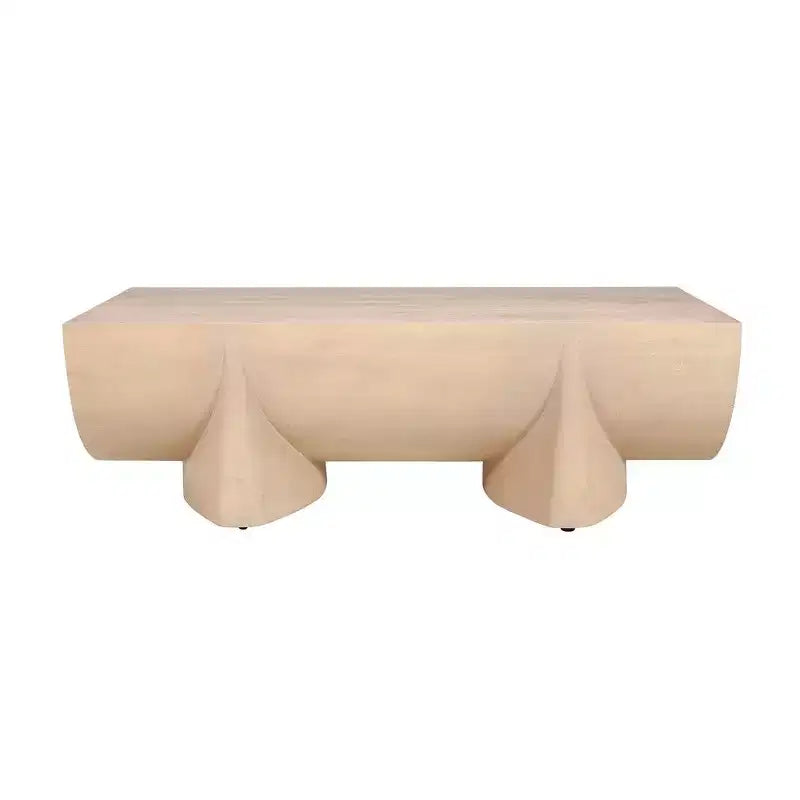 Table basse | Design Rondin 122 cm | Bois de manguier naturel fait à la main