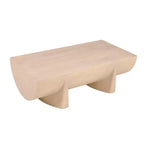Table basse | Design Rondin 122 cm | Bois de manguier naturel fait à la main