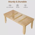 Table de salle à manger de ferme pour 8 personnes, tables de cuisine en bois de 180 cm de long, cadre en bois robuste