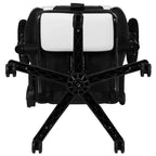 Chaise de Bureau Gaming X30 Ergonomique avec Dossier Inclinable et Repose-Pieds Coulissant en Similicuir Rouge