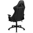 Chaise de Bureau Gaming X30 Ergonomique avec Dossier Inclinable et Repose-Pieds Coulissant en Similicuir Rouge