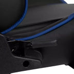 Chaise de Bureau Gaming X30 Ergonomique avec Dossier Inclinable et Repose-Pieds Coulissant en Similicuir Rouge