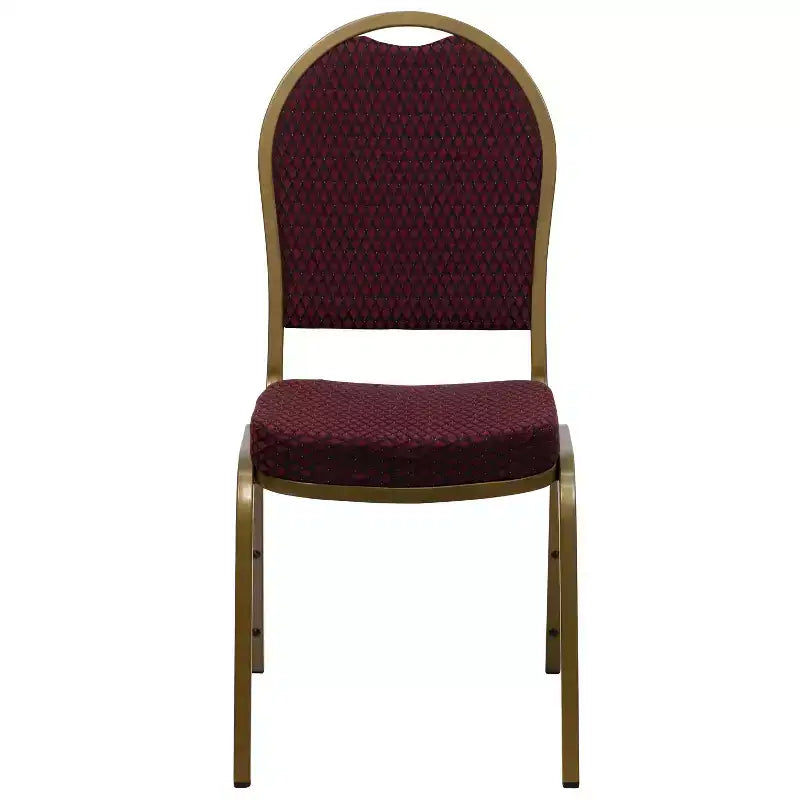 Chaise de banquet empilable à dossier bombé de la série HERCULES