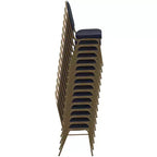 Chaise de banquet empilable à dossier bombé de la 
