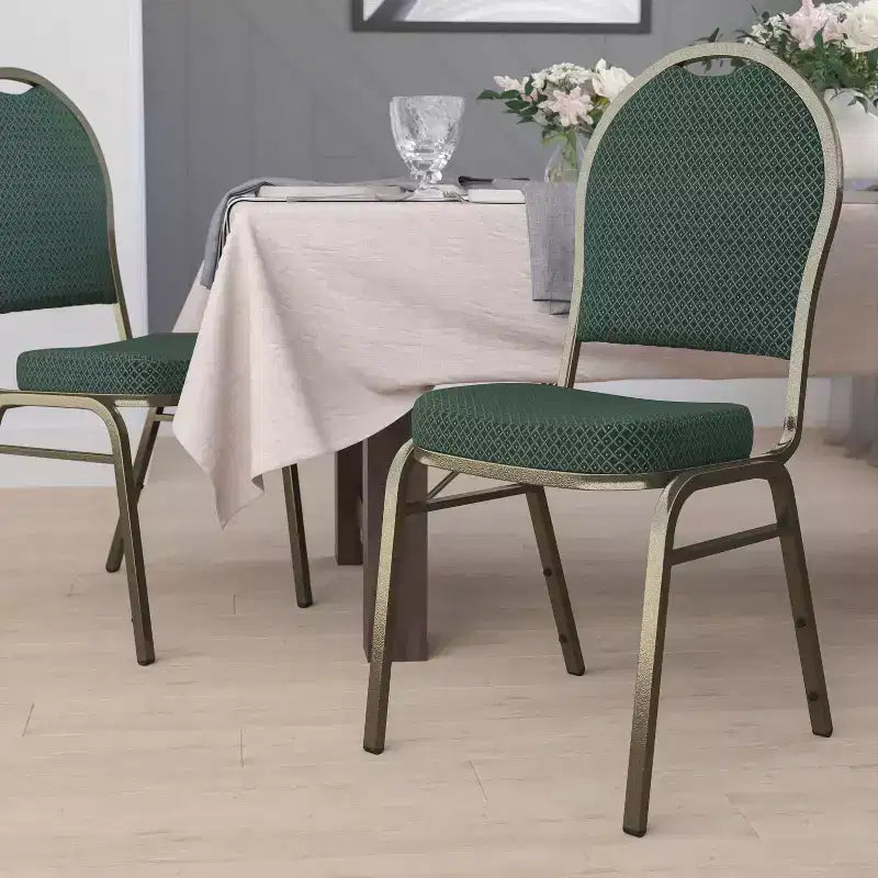 Chaise de banquet empilable à dossier bombé de la série HERCULES