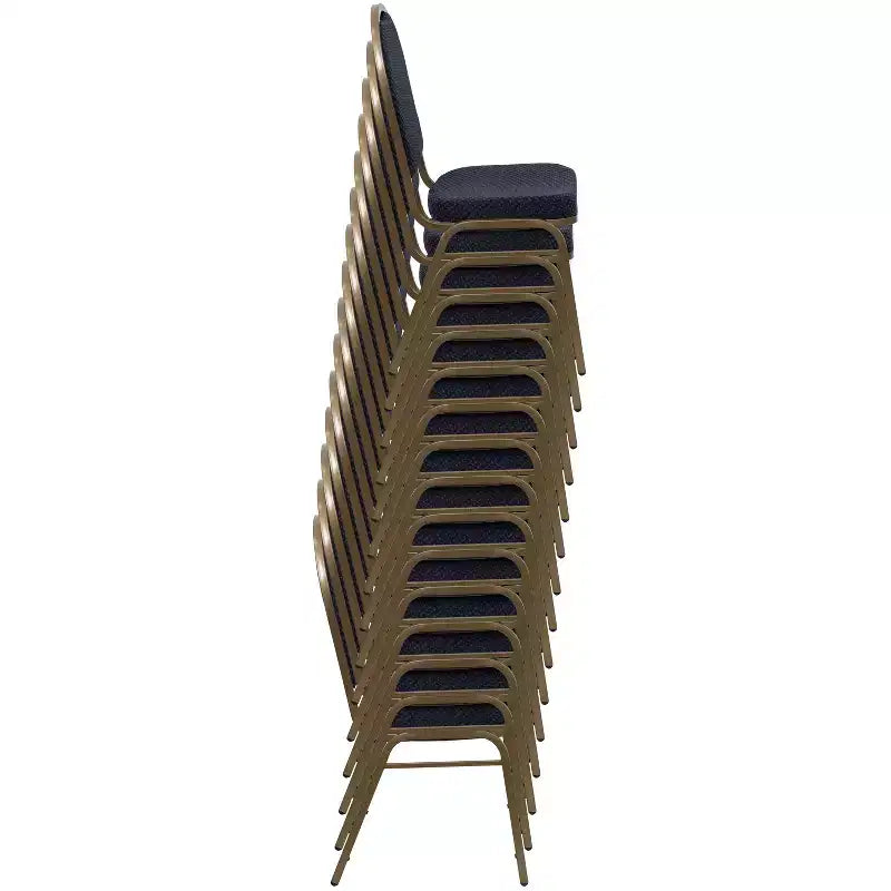 Chaise de banquet empilable à dossier bombé de la série HERCULES