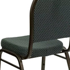 Chaise de banquet empilable à dossier bombé de la 