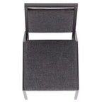 Chaise de banquet empilable à dossier carré de la série  avec structure