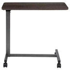 Table de lit ajustable à roulettes pour la maison et l'hôpital - Table de chevet roulante