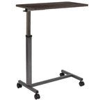 Table de lit ajustable à roulettes pour la maison et l'hôpital - Table de chevet roulante