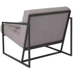 Fauteuil de salon capitonné pour bureau à domicile