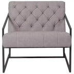 Fauteuil de salon capitonné pour bureau à domicile
