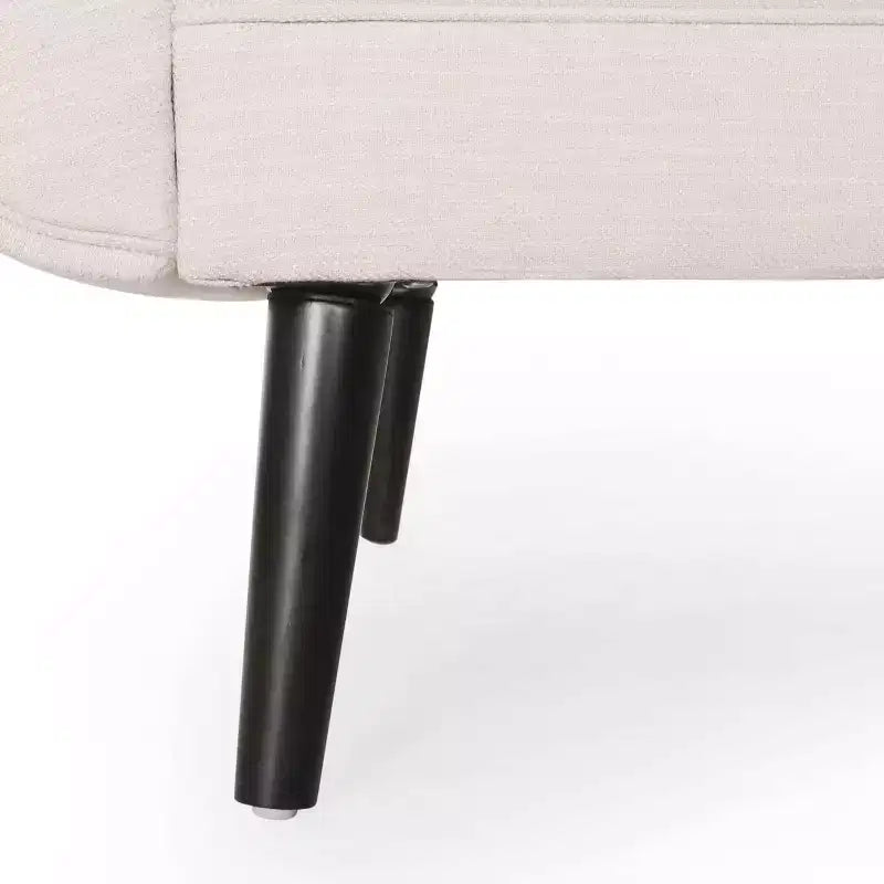 Chaise longue contemporaine Calvert avec accoudoirs volutes